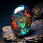 Black Opal Cabochon – 1.50ct